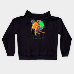 Toucan Empathy Psychedelic Costa Rica Kids Hoodie